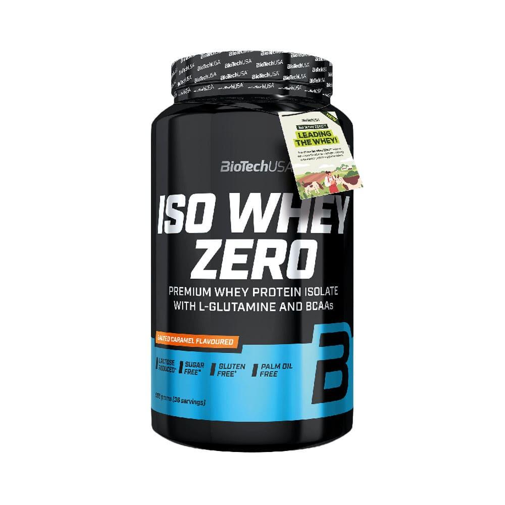 BIOTECHUSA Wei-isolaat - Iso Whey Zero (908g) - Gezouten Karamel