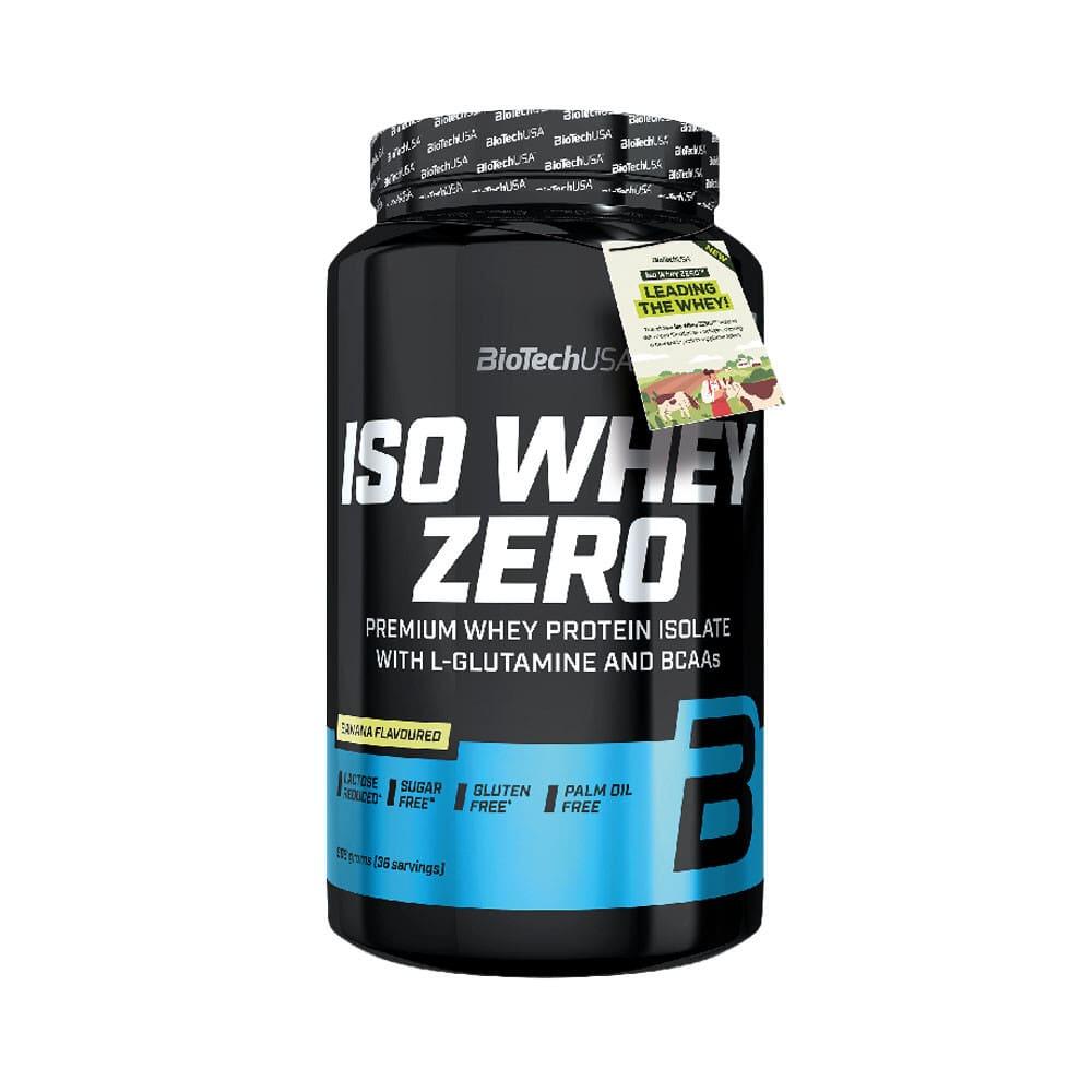 BIOTECHUSA Wei-isolaat - Iso Whey Zero (908g) - Banaan