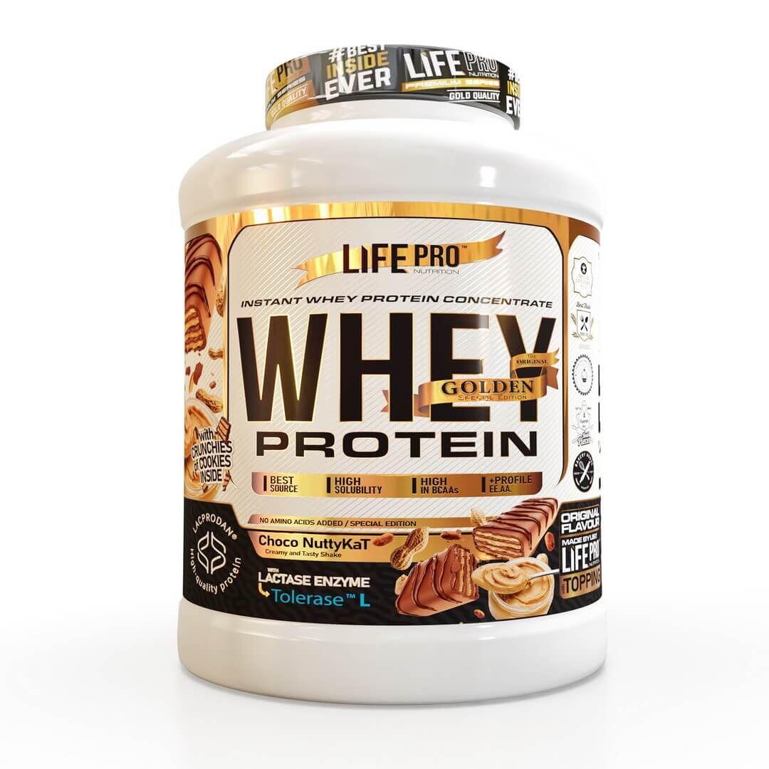 LIFE PRO NUTRITION Proteine Whey - Proteine Del Siero Di Latte Gourmet (2 Kg) - Choco Nuttykat