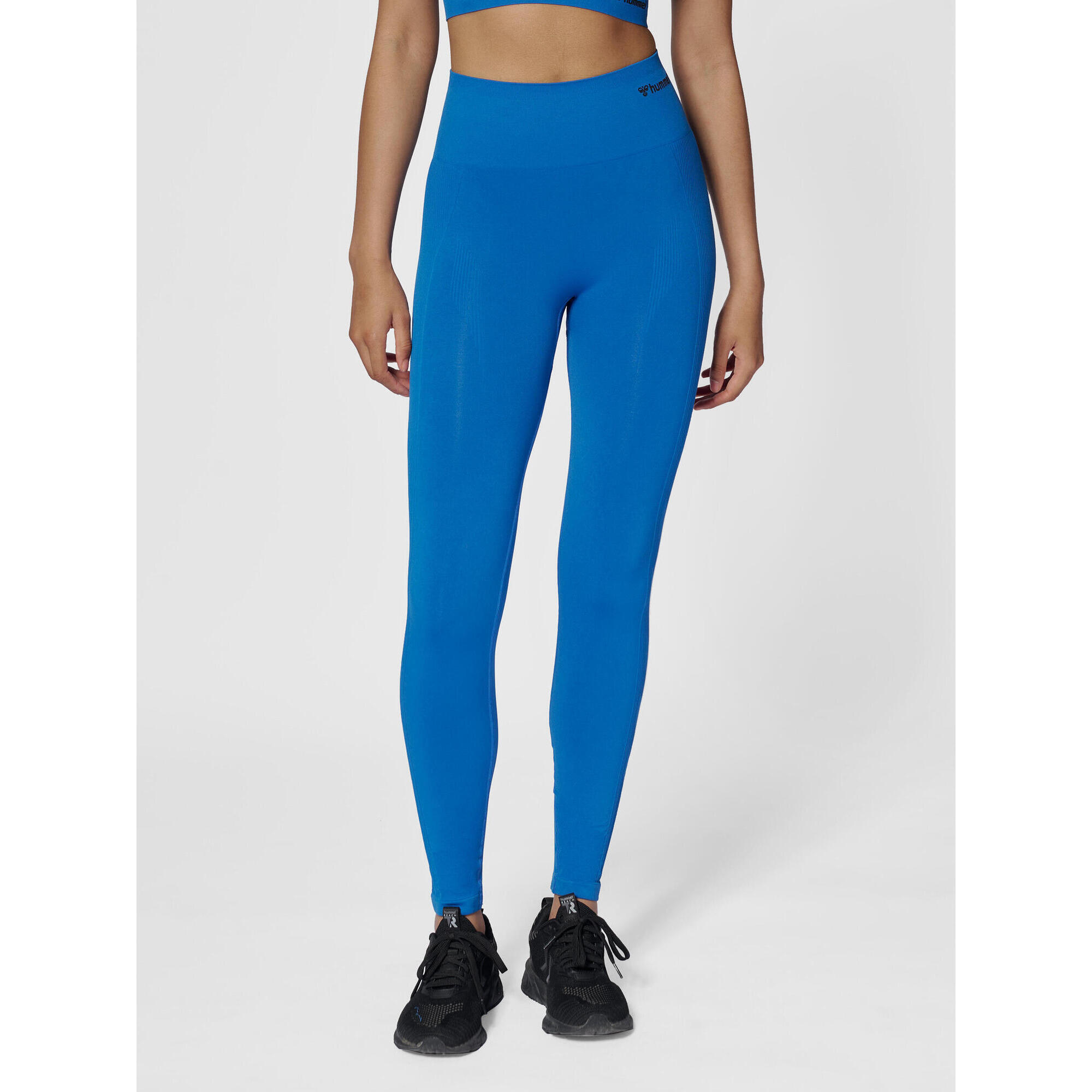 Damskie legginsy bezszwowe z wysokim stanem Hummel Tif