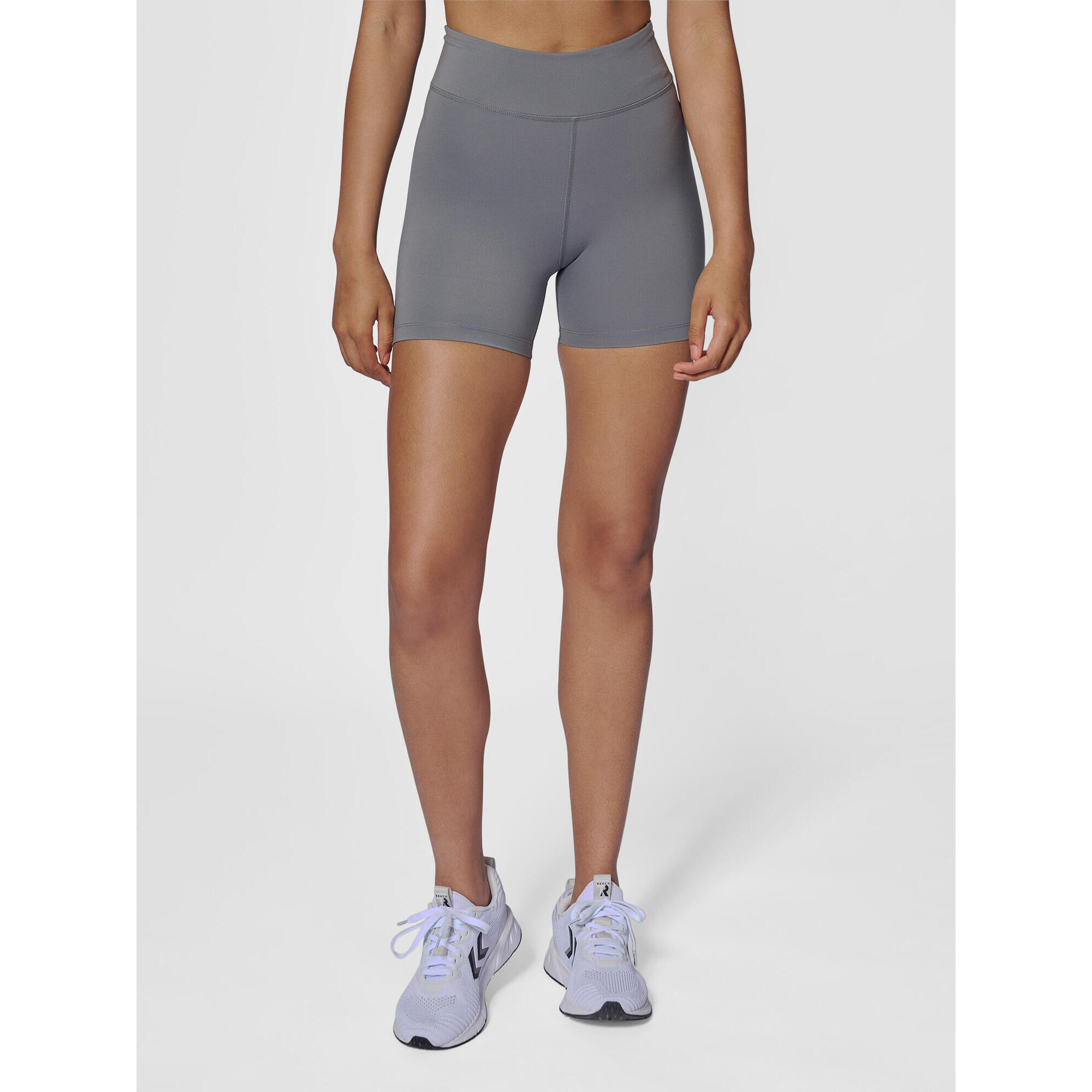 Hummel - Enfiler Short Hmlte Fundamental Femme Hummel - Cuissard De Vélo - Gris - 40 M - Decathlon