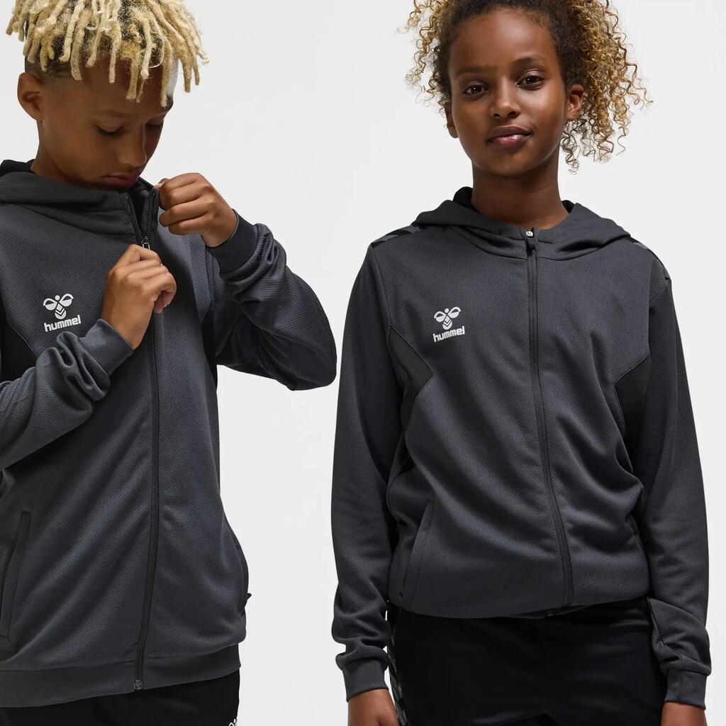 Hooded zipped-up tracksuit jacket for kids Hummel Authentic