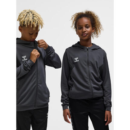 Dziecięca bluza dresowa z kapturem zapinana na zamek Hummel Authentic