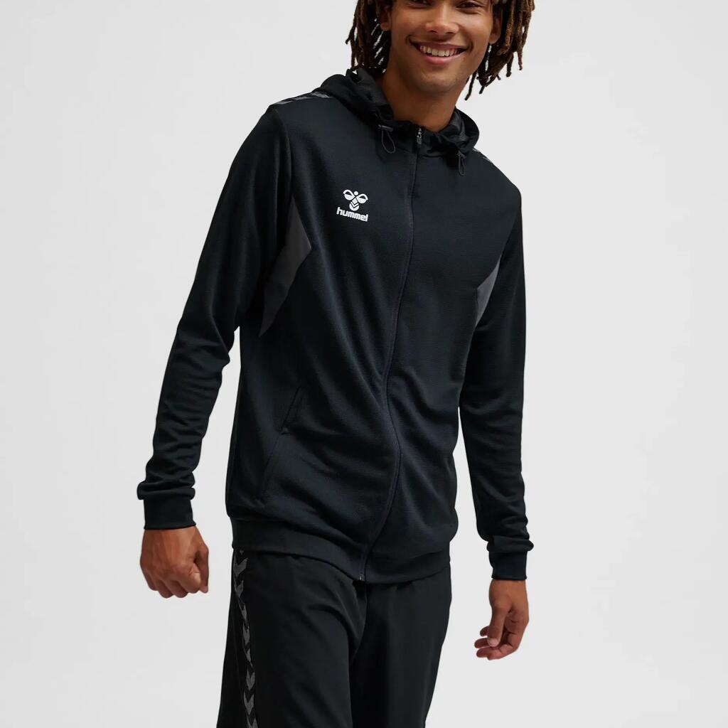 Hooded zipped-up tracksuit jacket Hummel Authentic