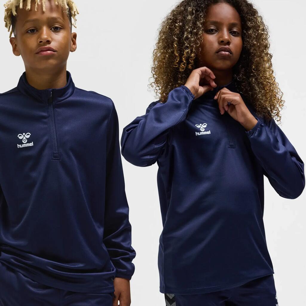 Tracksuit jacket 1/2 zipped child Hummel Essential