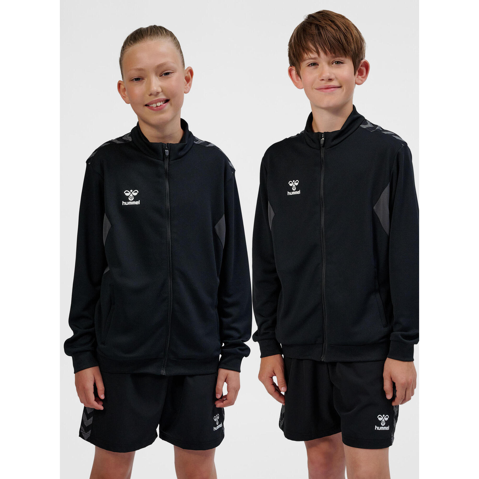 Hummel - Fermeture Éclair Zip Combinaison Hmlauthentic Football Enfant Hummel - Sweat-shirt - Noir - 8 À 10 Ans - Decathlon