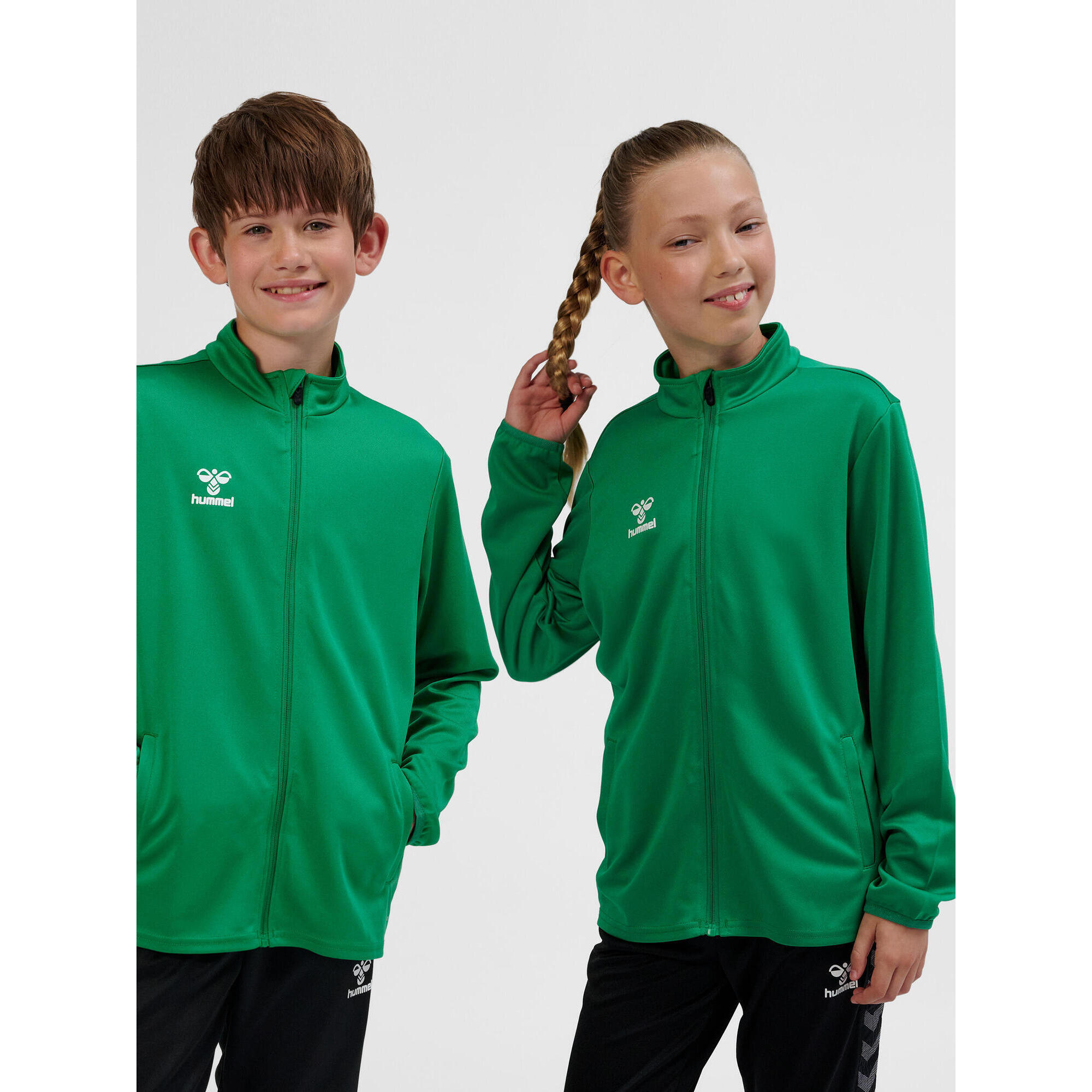 Hummel - Enfiler Zip Combinaison Hmlessential Enfant Hummel - Sweat-shirt - Vert -  6 À 8 Ans - Decathlon