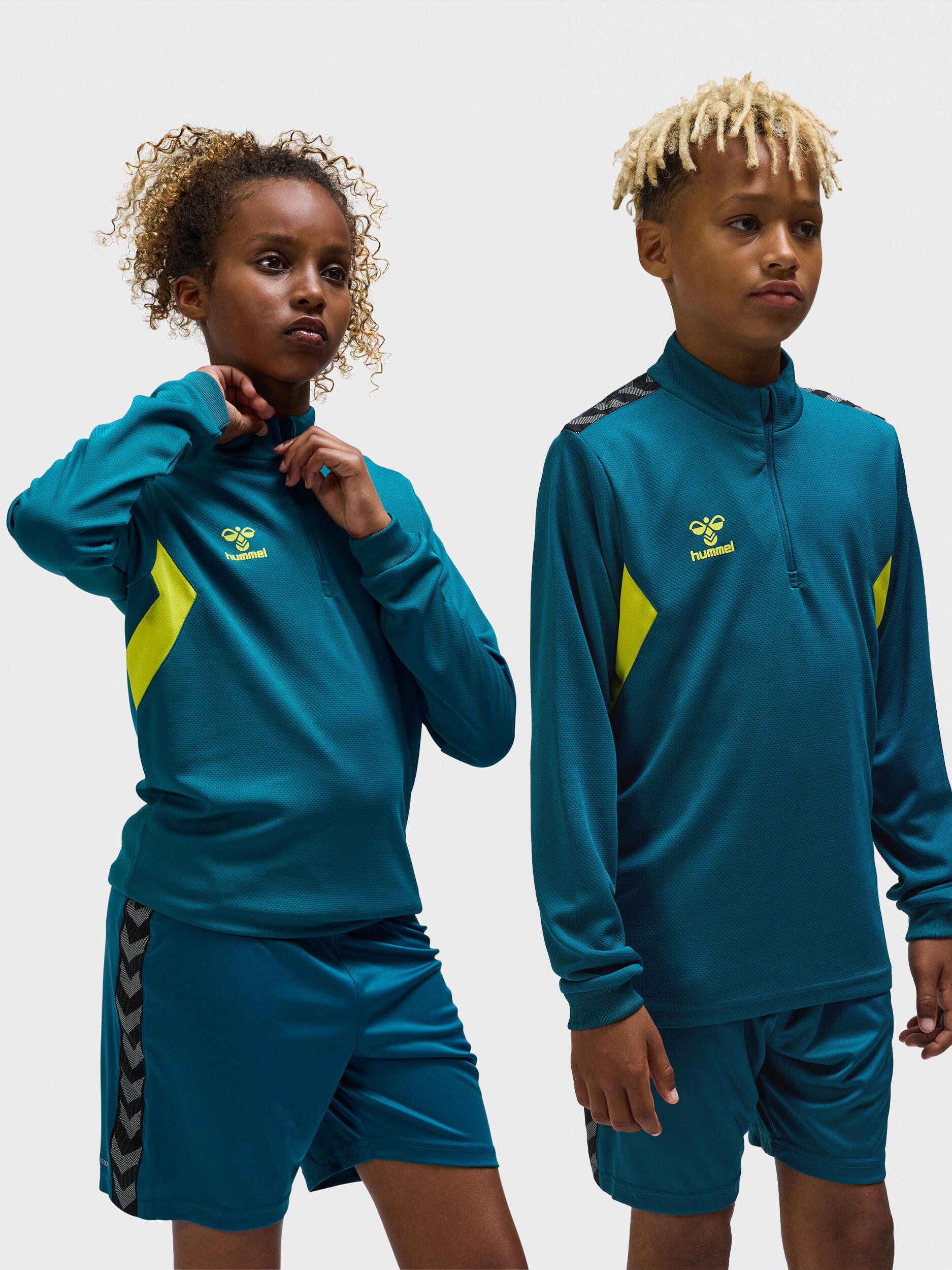 HUMMEL Halve Rits Sweatshirt Hmlauthentic Uniseks Kinderen HUMMEL