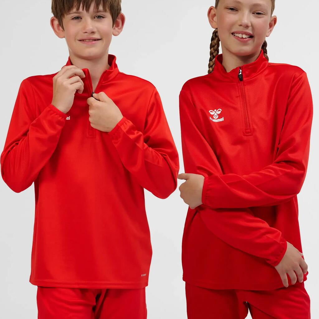 Tracksuit jacket 1/2 zipped child Hummel Essential