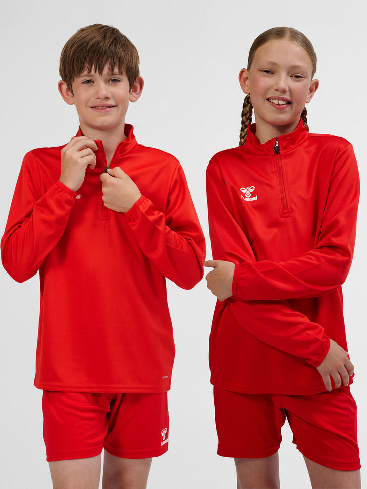 Bluza hmlESSENTIAL HALF-ZIP KIDS