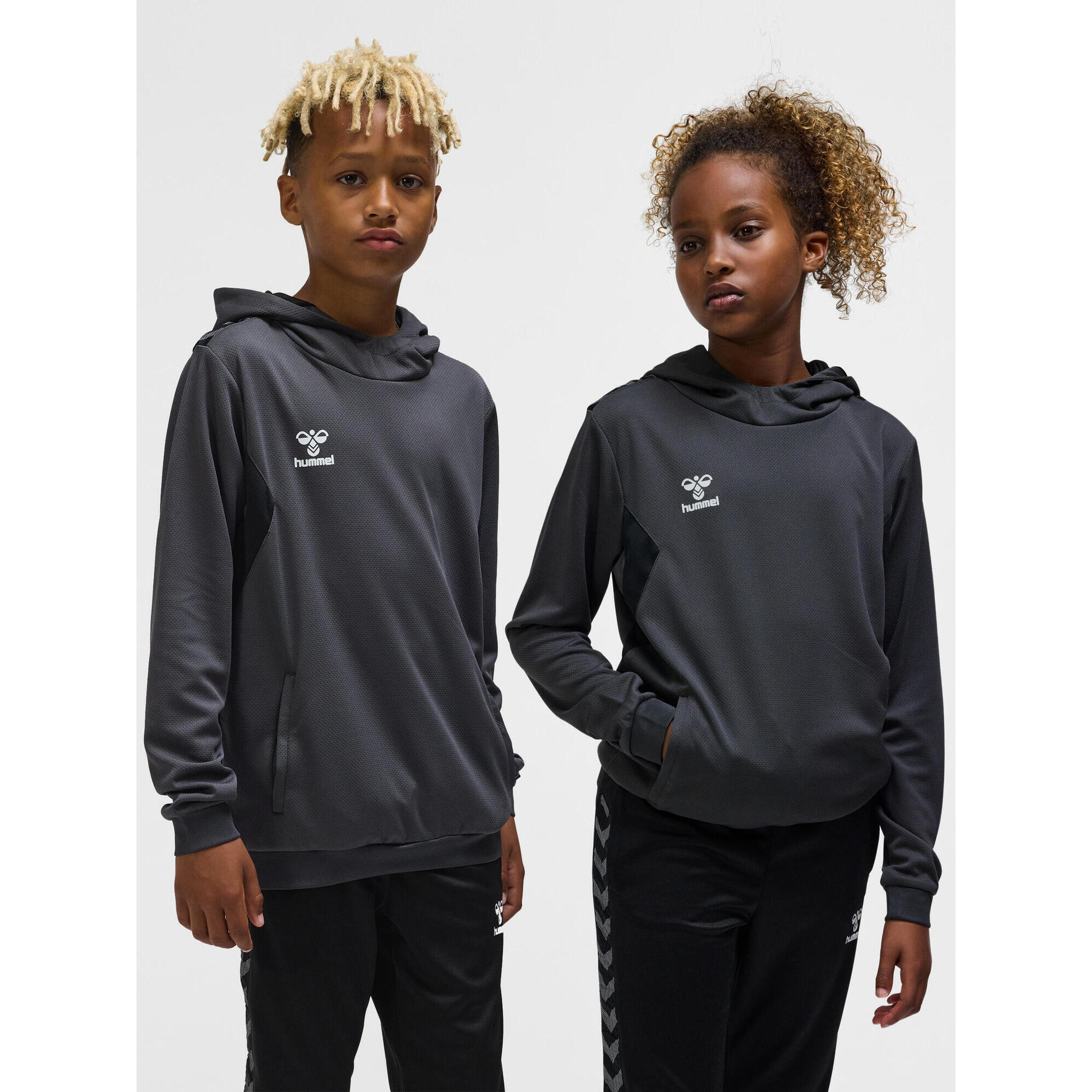 Hummel - Enfiler Chaussure D'Intérieur Hmlauthentic Football Enfant Hummel - Sweat-shirt - Gris - 10 À 12 Ans - Decathlon