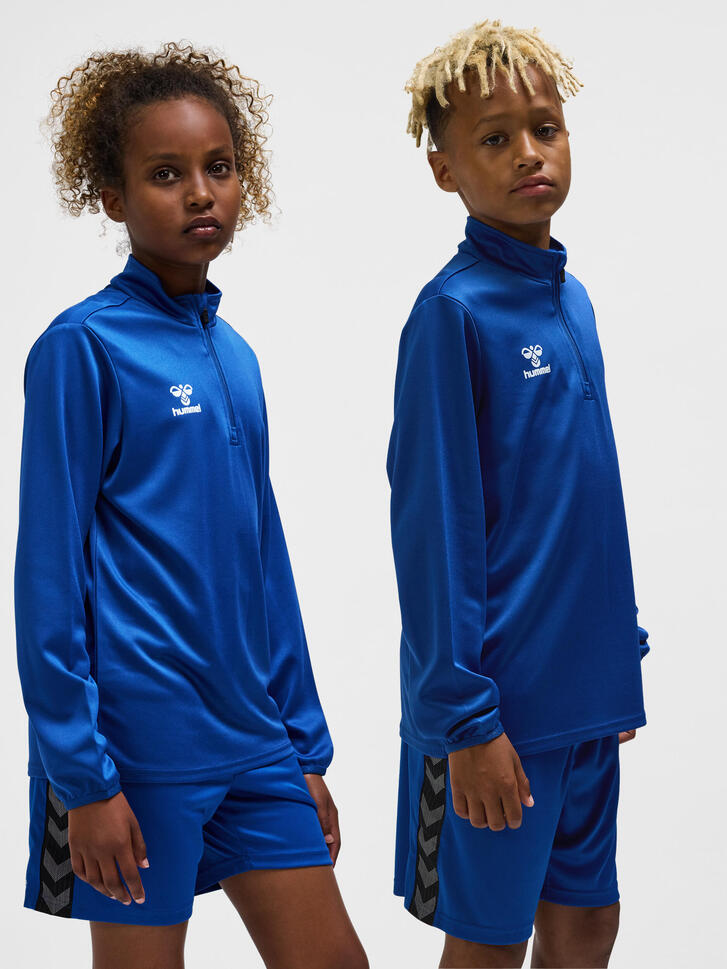 Bluza dziecięca sportowa hmlESSENTIAL HALF-ZIP KIDS