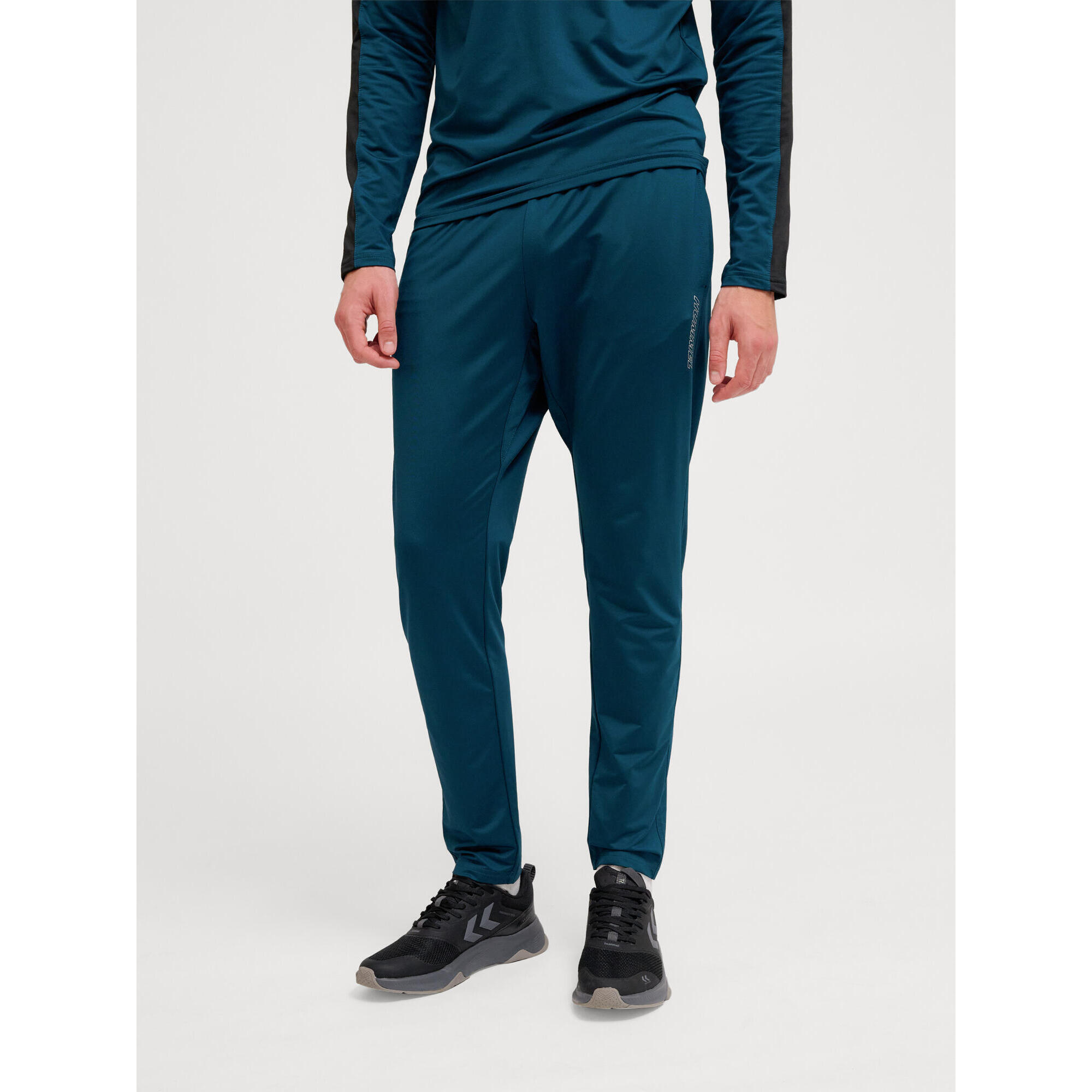 Hummel - Fermeture À Cordon Pantalon Hmlte Strength Homme Hummel - Pantalons - Bleu|vert - 42 M/l - Decathlon