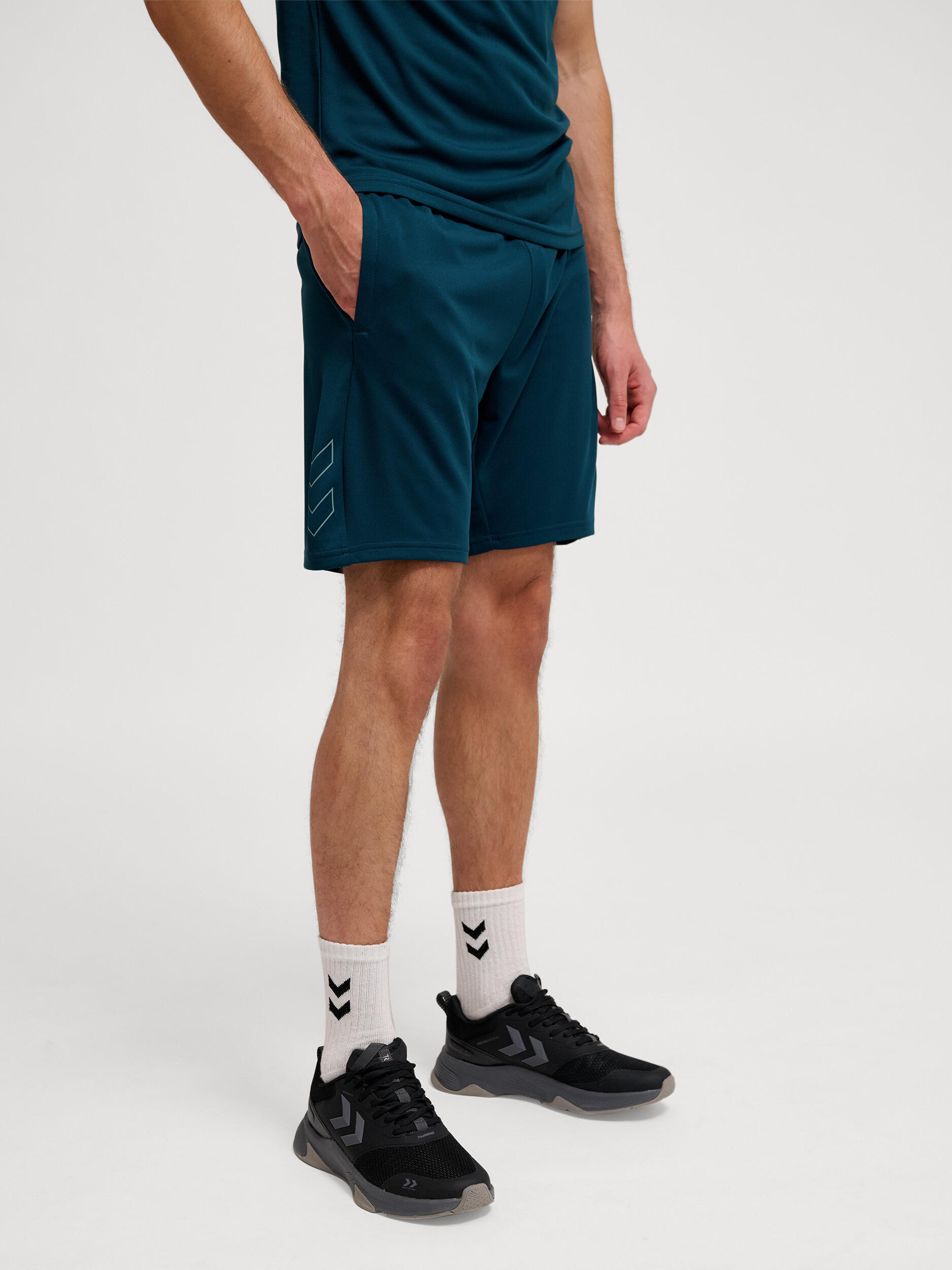 HUMMEL Cierre Con Cordón Pantalones Cortos Hmlte Flex Entrenamiento Hombre HUMMEL