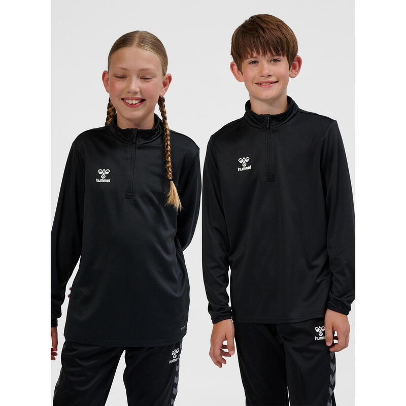 Bluza dziecięca sportowa hmlESSENTIAL HALF-ZIP KIDS