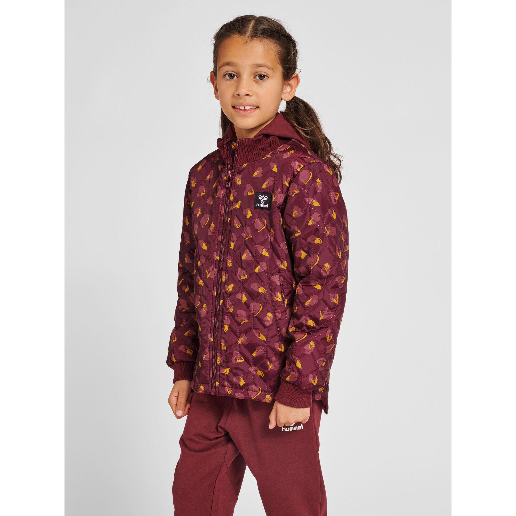 Hummel - Fermeture Éclair Thermo Combinaison Hmltule Fille Hummel - Doudoune Synthétique - Bordeaux|rose|rouge - 4 À 6 Ans - Decathlon