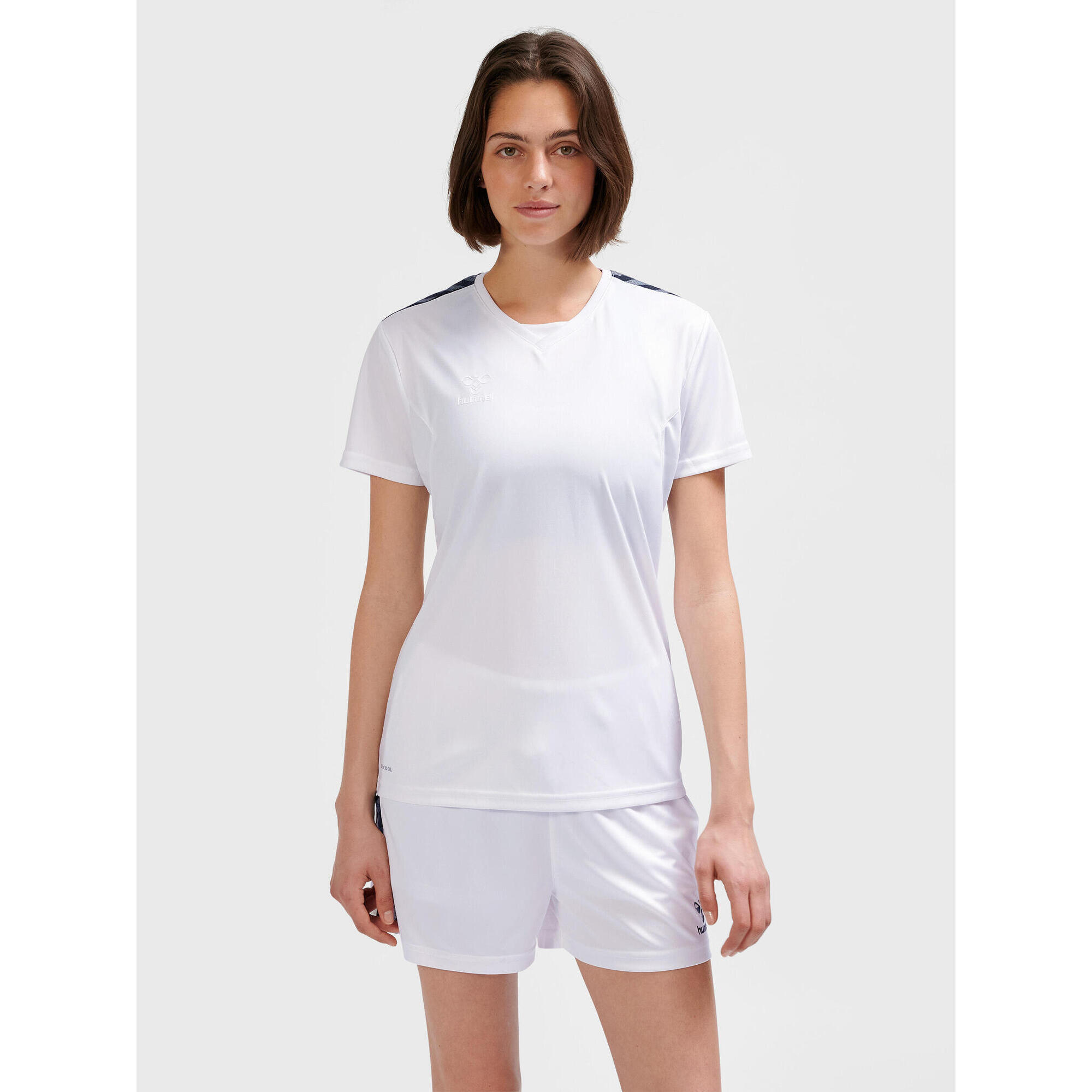 Hummel - Enfiler T-shirt Hmlauthentic Femme Hummel - T-shirt Manches Courtes - Blanc - 52 2xl - Decathlon