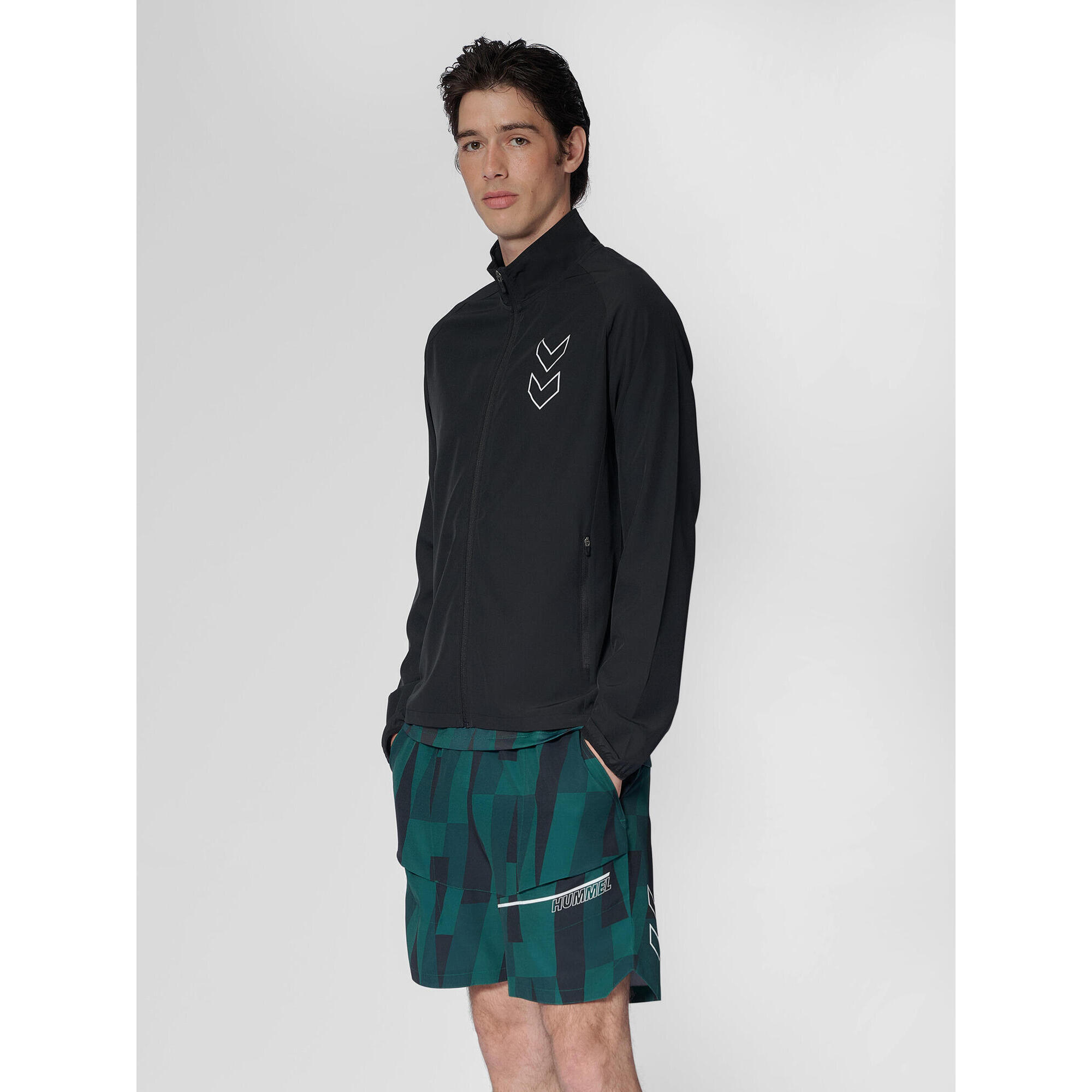 Hummel - Enfiler Zip Combinaison Hmlcourt Homme Hummel - Sweat-shirt - Noir - 42 M/l - Decathlon