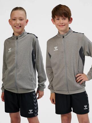 Dziecięca poliestrowa bluza dresowa zapinana na zamek Hummel Authentic