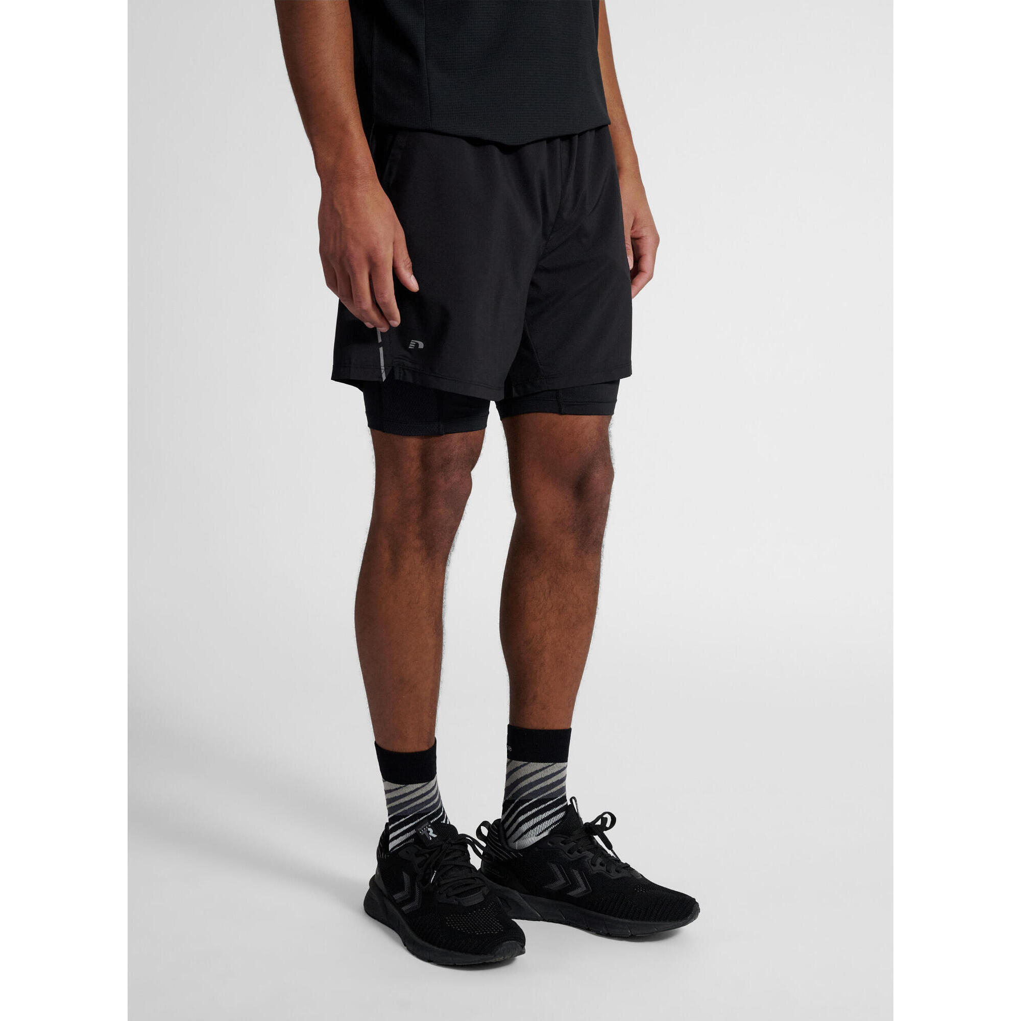 Newline - Fermeture À Cordon Short Nwlfast Course Homme Newline - Short - Noir - 48 Xl - Decathlon