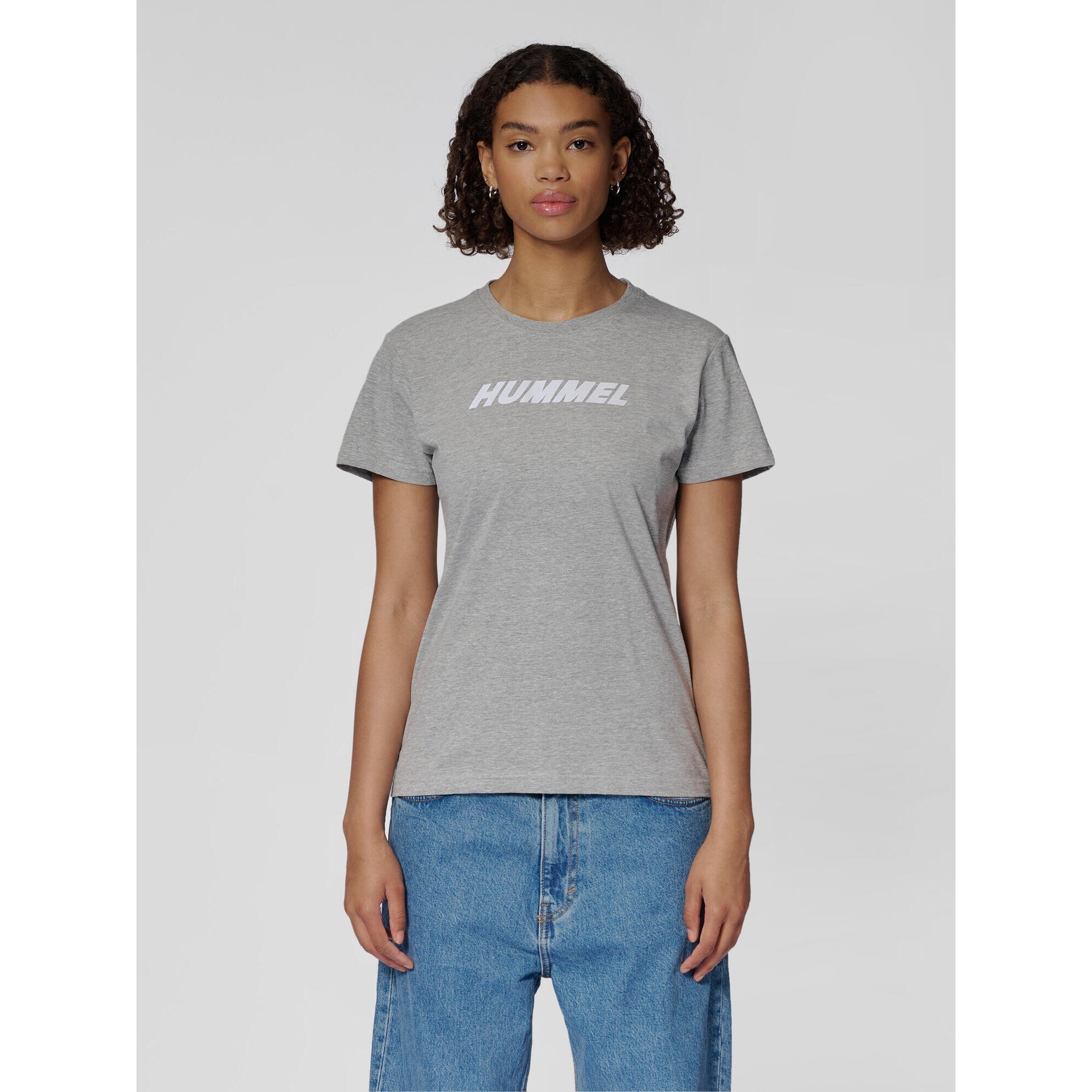 Hummel - Enfiler T-shirt Hmlelemental Femme Hummel - T-shirt Manches Courtes - Gris - 48 Xl - Decathlon