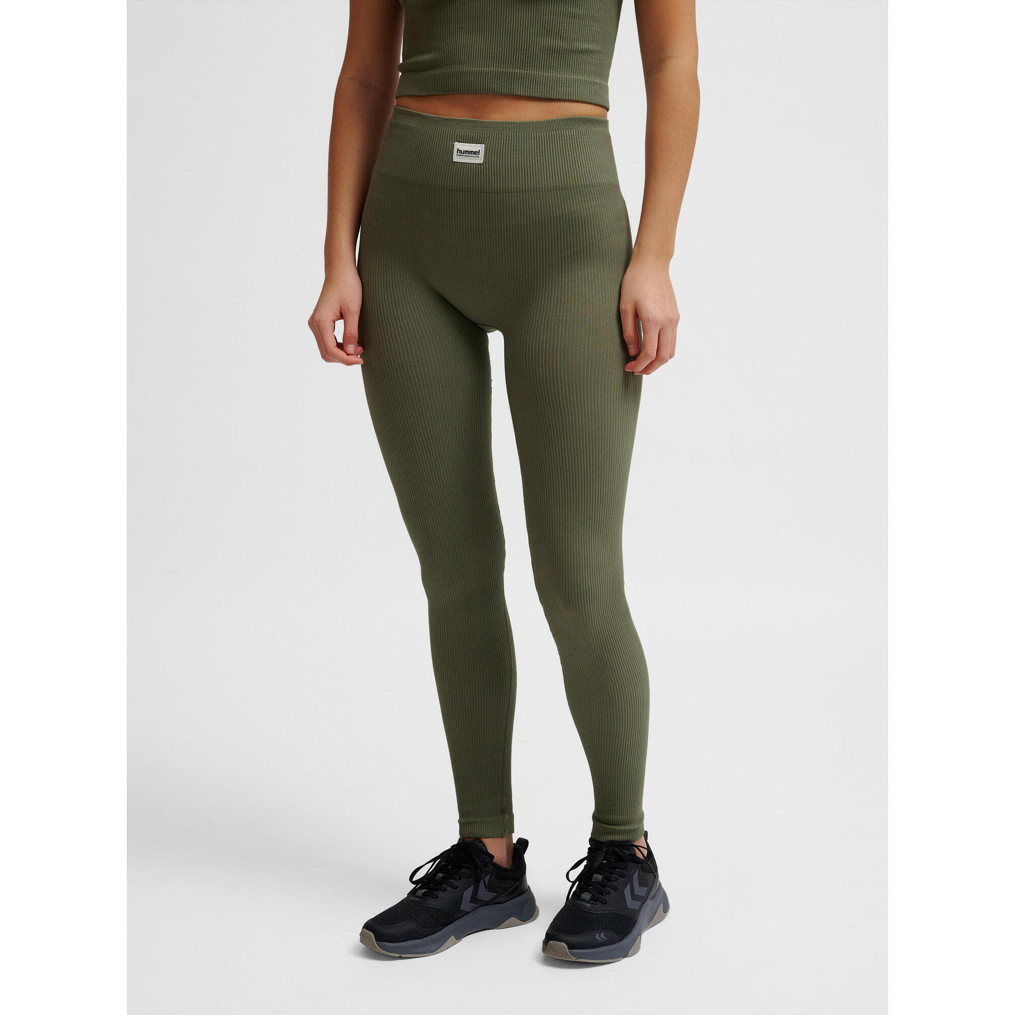 Hummel - Enfiler Collants Hmlpulse Femme Hummel - Legging - Marron - 36 Xs - Decathlon