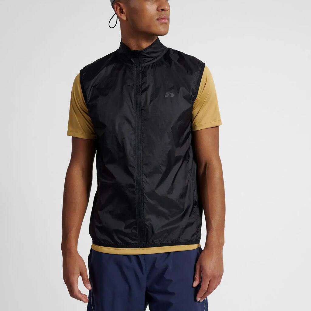 Packable sleeveless waterproof jacket Newline