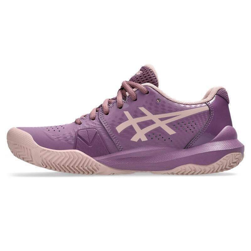 Zapatillas Asics Gel Challenger 14 Padel Dark Ube Oro Rosa Mujer 4/7