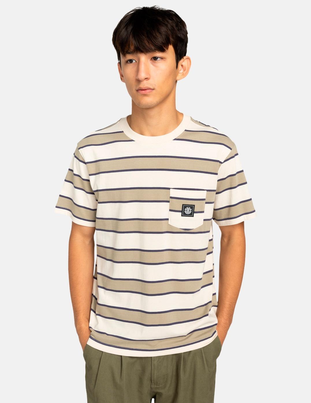 ELEMENT Camiseta para Hombre Element Icon label pkt Beige
