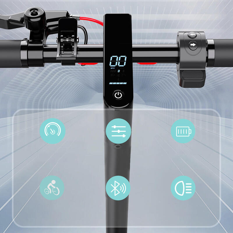 Skládací elektrokoloběžka 8,5" 350W 36V/7.8AH dvojitá brzda APP EV85F