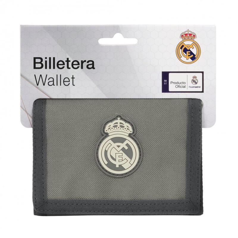 Real Madryt portfel wallet szary