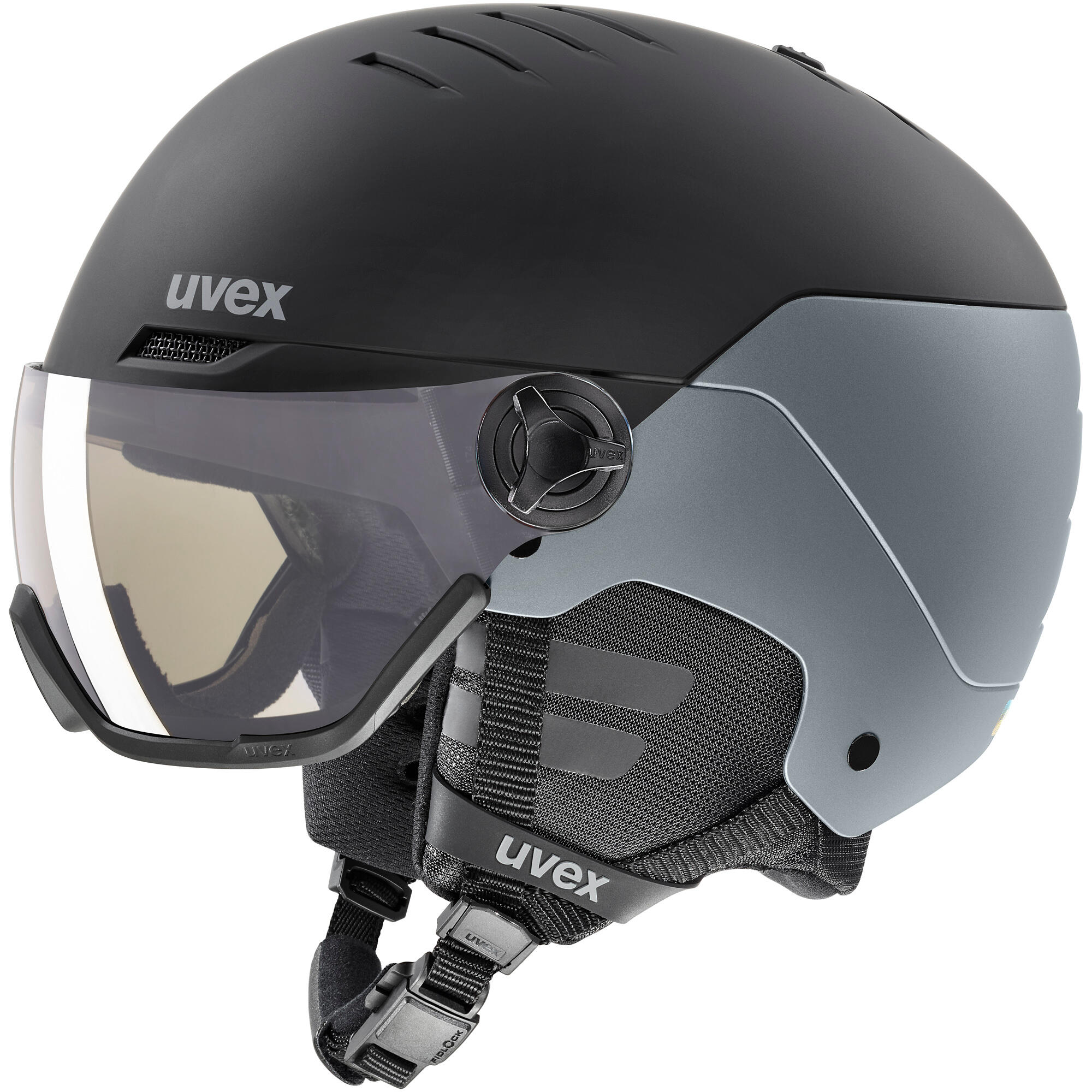 Kask narciarski z szybą dla dorosłych uvex wanted visor pro V