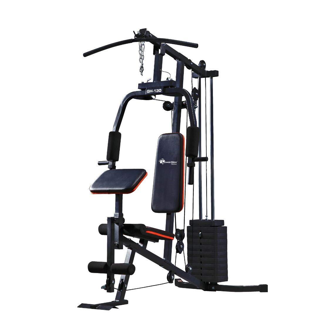 PowerMax Fitness GH-130 Multifunction Home Gym Workout Machine _PIPE_ Weight 61 kgs/135LBS _PIPE_ Adjustable Weight _PIPE_ Arm P