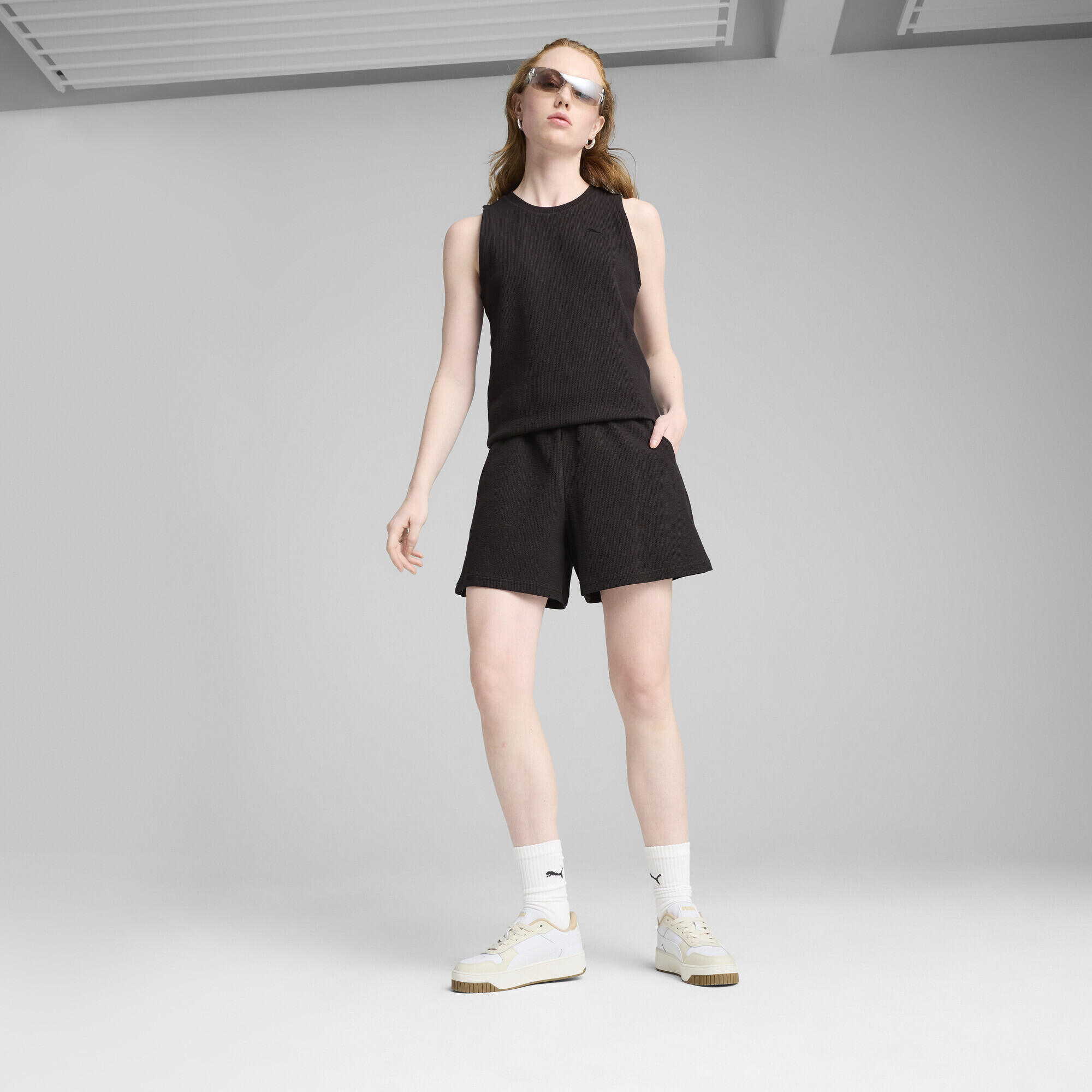 Damskie szorty HER 5" z wysokim stanem PUMA Black 4/7
