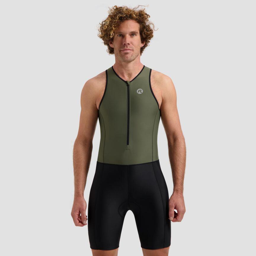 Rogelli - Combinaison Trifonction Triathlon Homme Florida - Trifonction - Noir|vert - 52 2xl - Decathlon