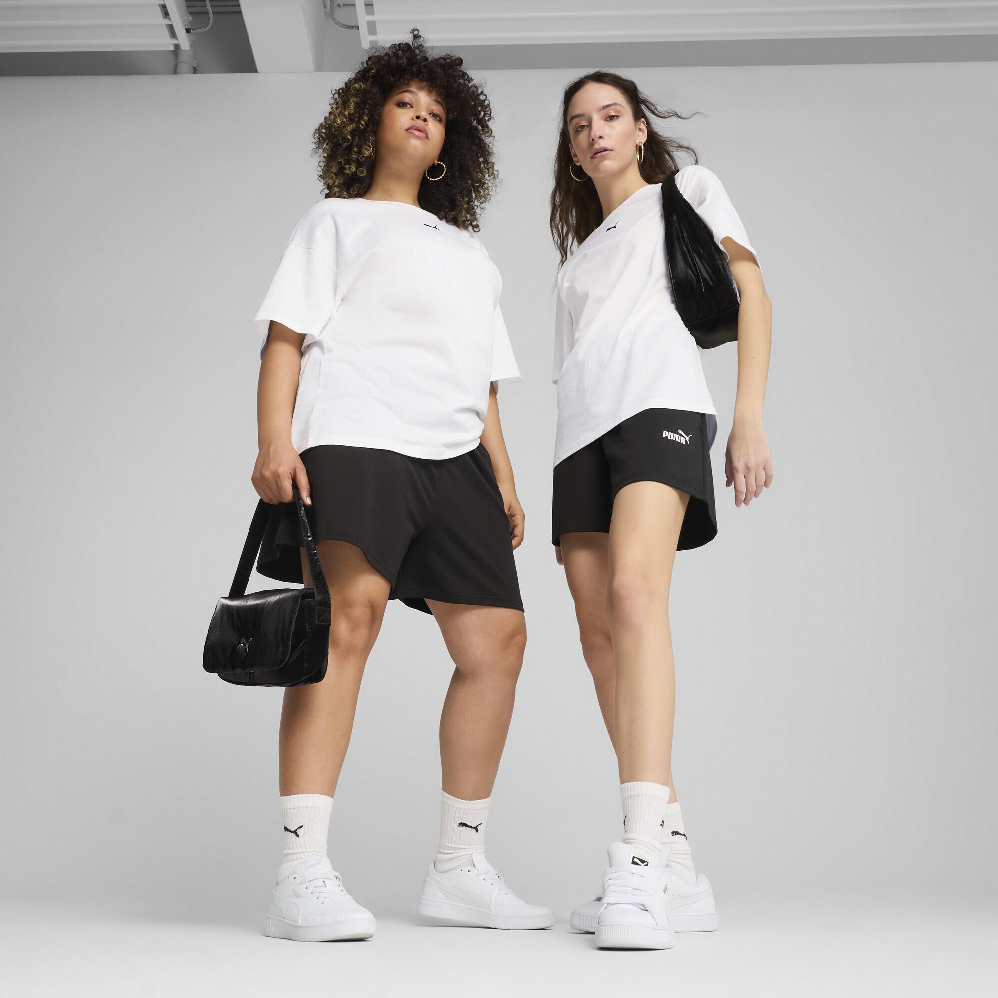 ESS Small No. 1 Logo lichtgewicht short met hoge taille voor dames, 10 cm PUMA 2/7
