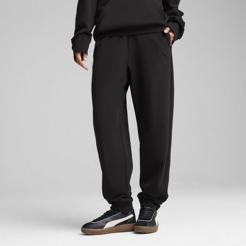 Damskie wygodne spodnie dresowe z wysokim stanem HER PUMA Black