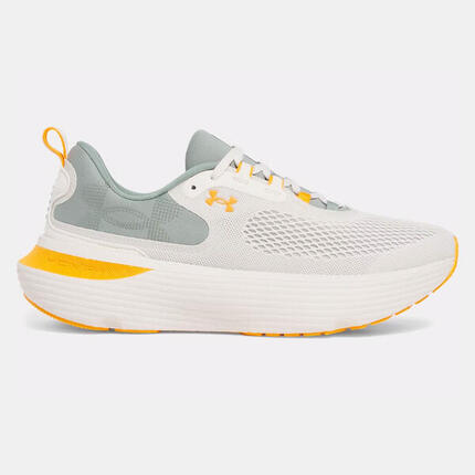 Zapatilla De Running Ua Infinite Elite 2 Gris Piedra, Verde Y Amarillo