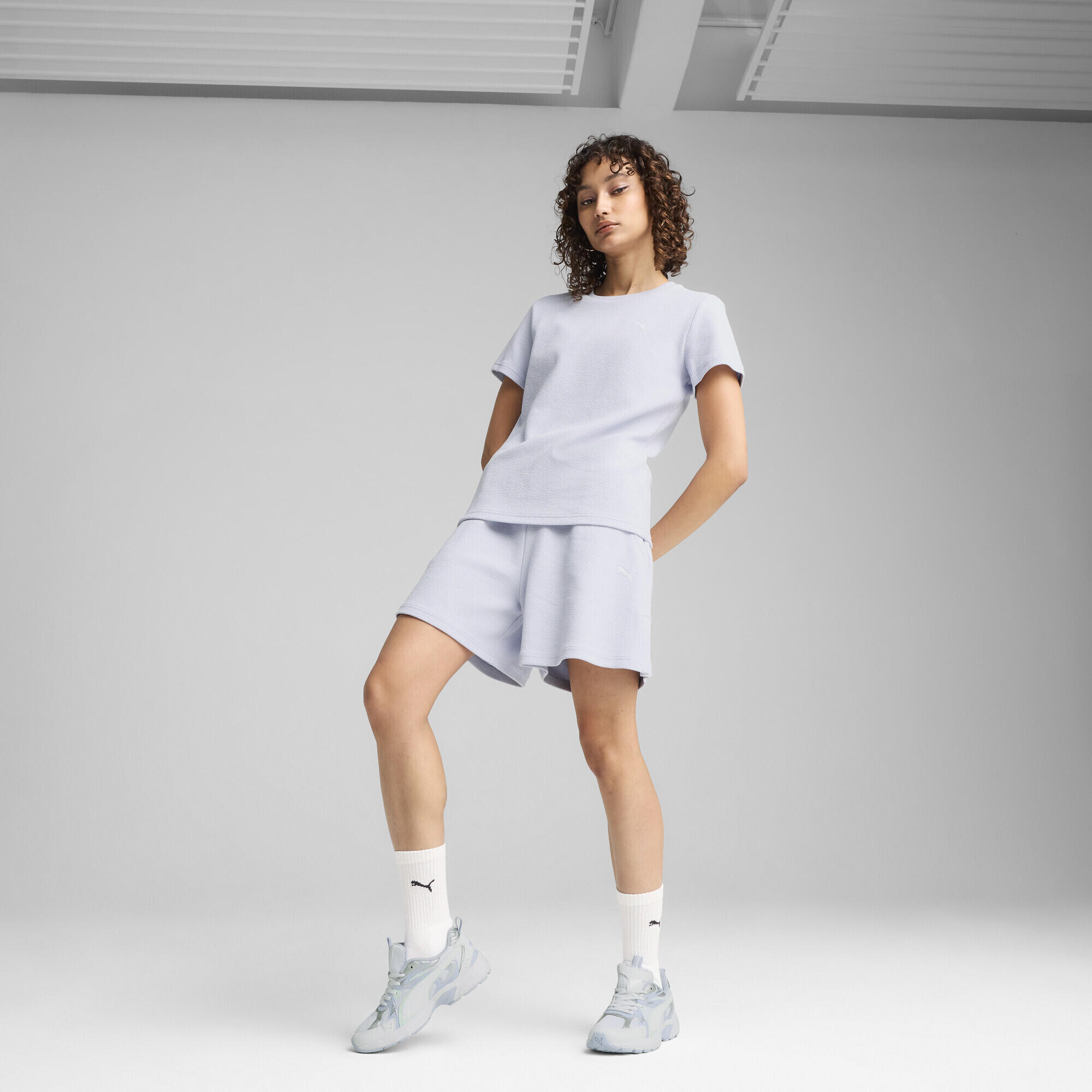 T-shirt HER Femme PUMA Cool Weather Blue 4/7
