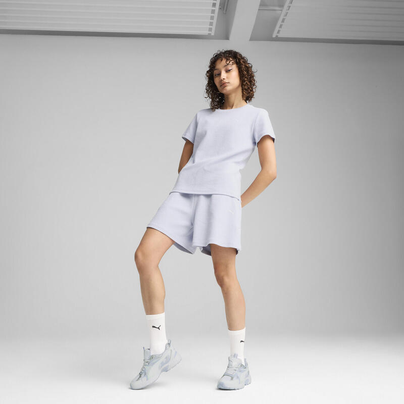Tricou femei design simplu HER, roz PUMA Cool Weather Blue