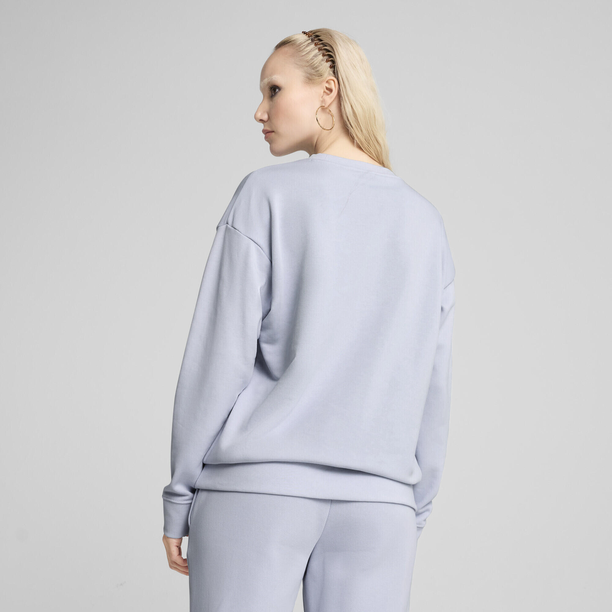 Felpa girocollo con logo piccolo ESS N. 1 vestibilità comoda da donna PUMA 5/7