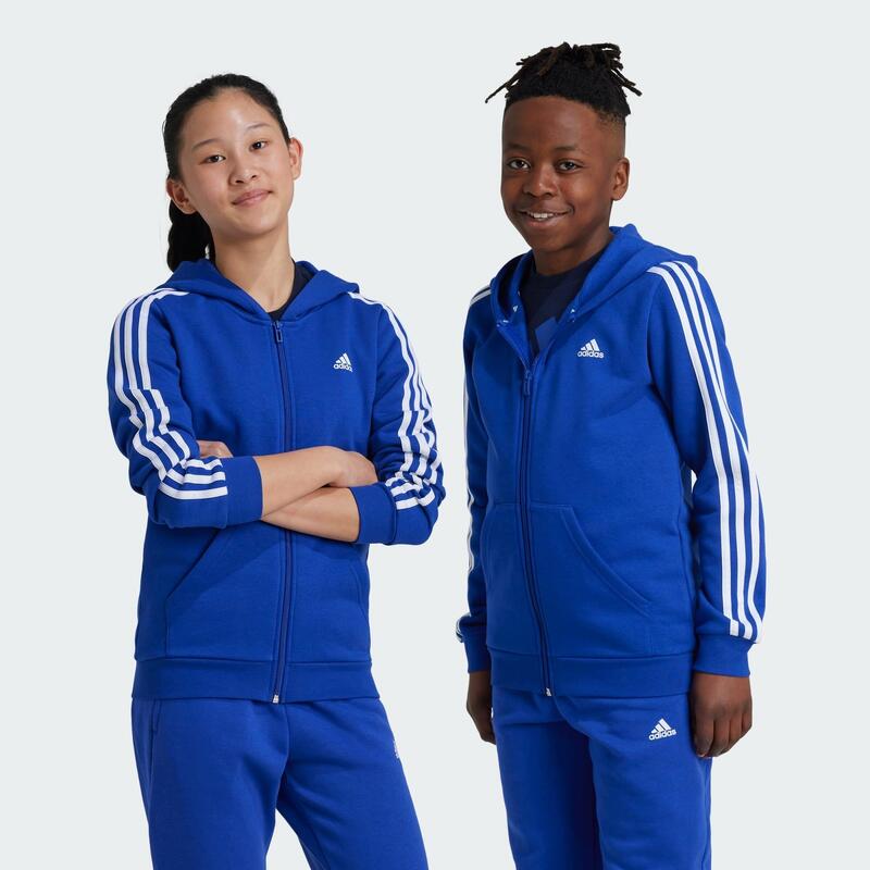 Veste à capuche entièrement zippée en molleton Essentials 3-Stripes