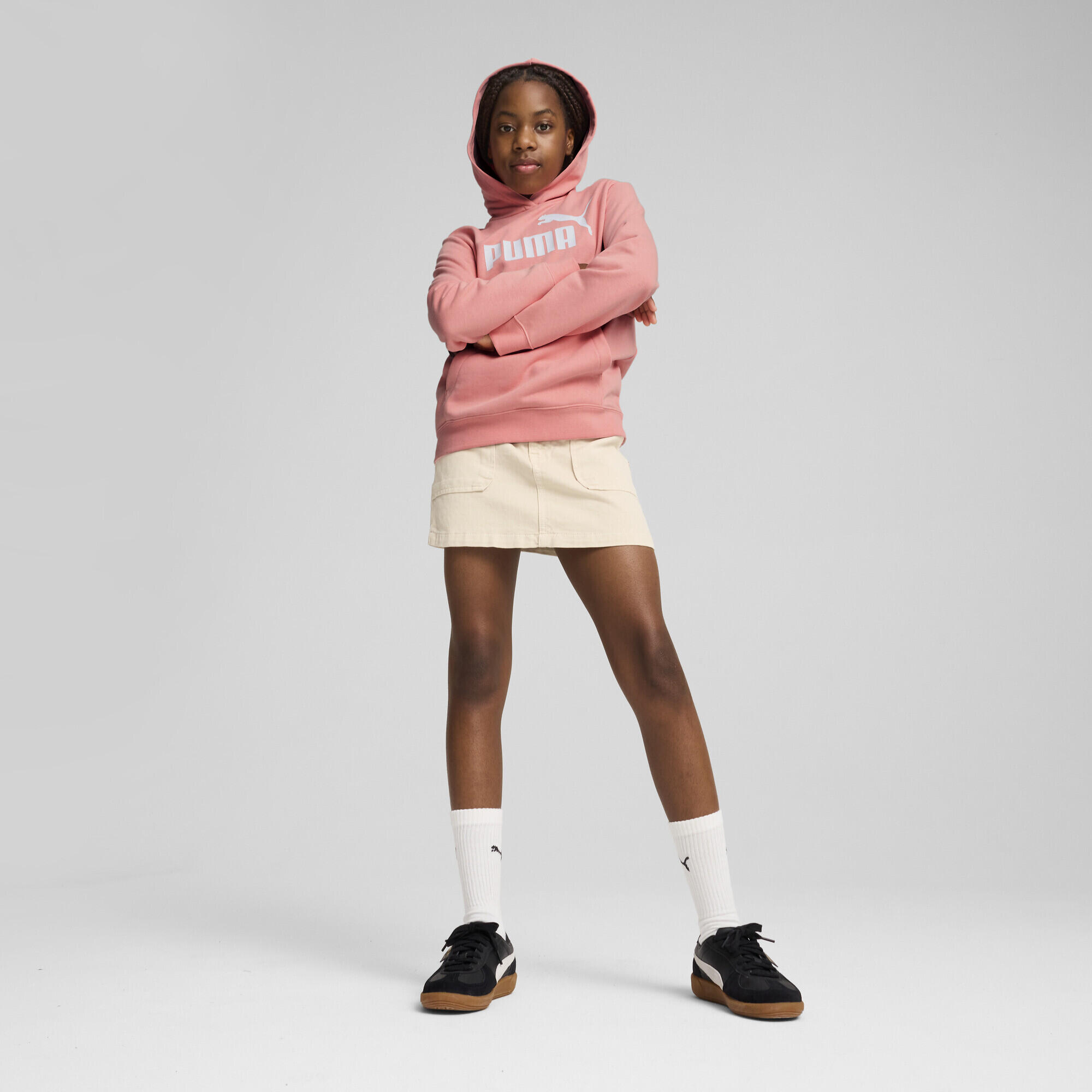 ESS No. 1 Logo Hoodie Mädchen PUMA Pink Fruit 4/7