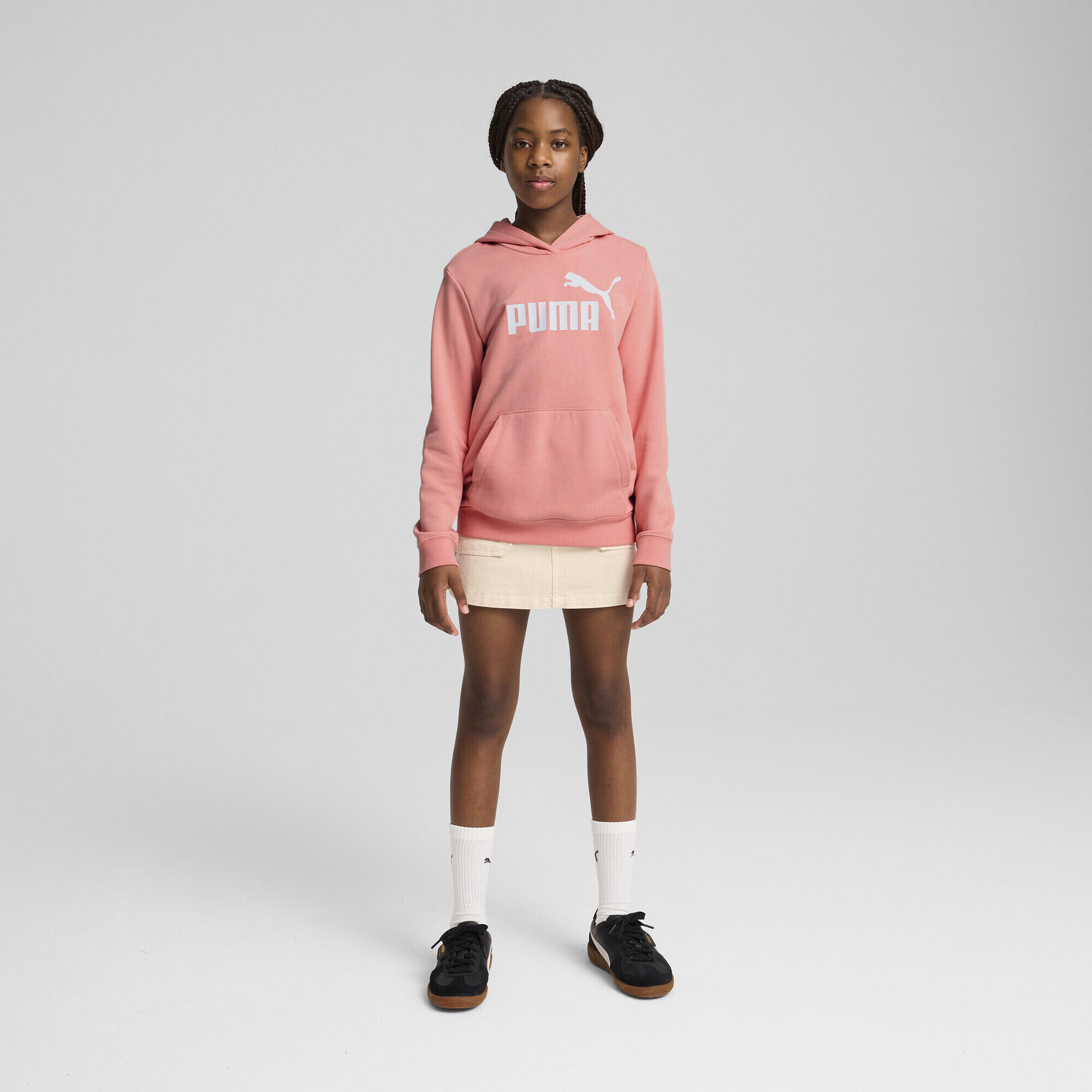 ESS No. 1 Logo Hoodie Mädchen PUMA Pink Fruit 5/7