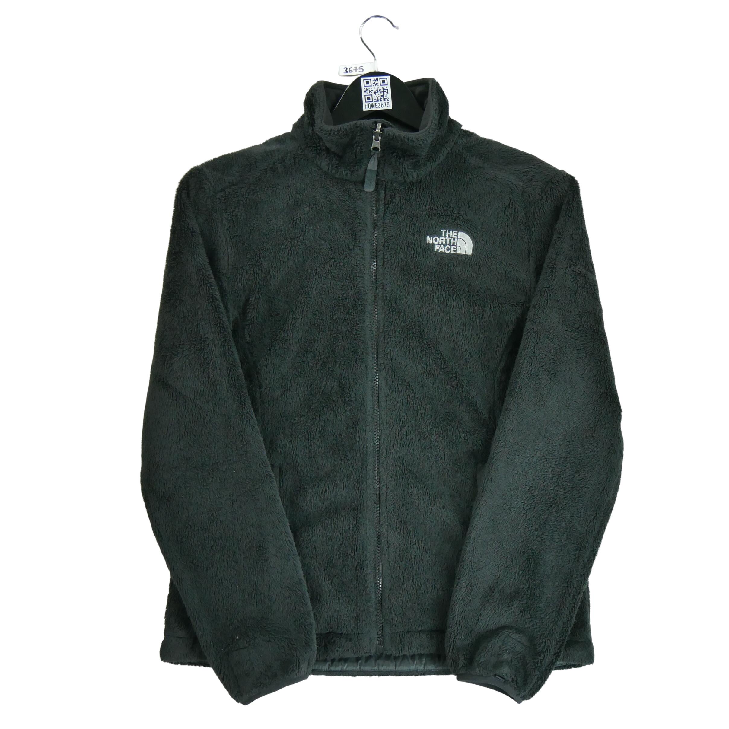 Segunda vida - jaqueta de lã preta tnf osito para mulheres - como novo