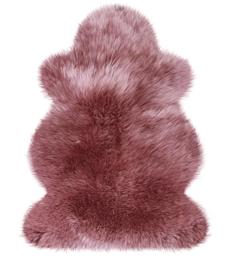 HEITMANN Australisches Premium Lammfell 102MV Farbe Mauve