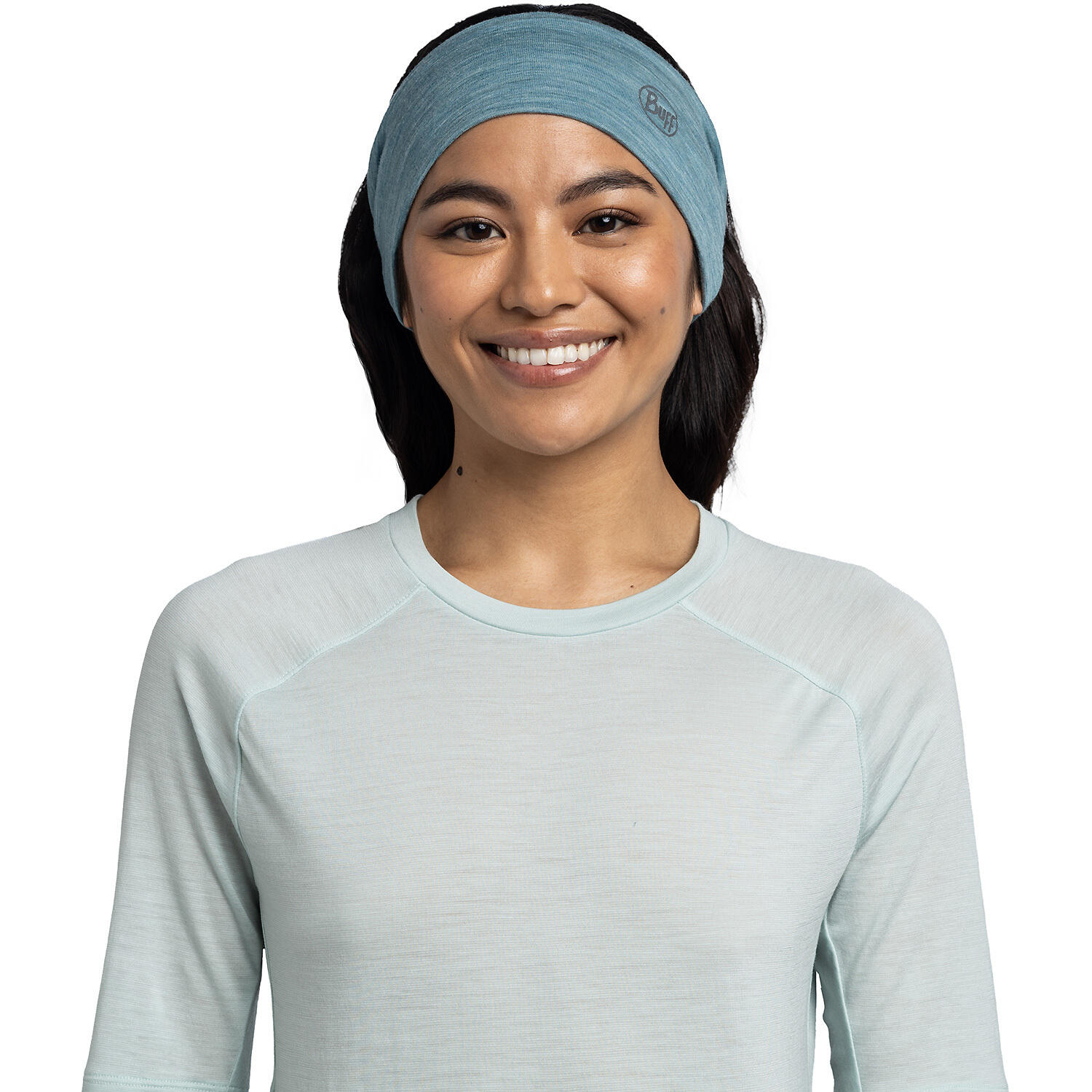 Cinta Lightweight Merino Wool Unisex Buff Azul ÚNICA 3/6