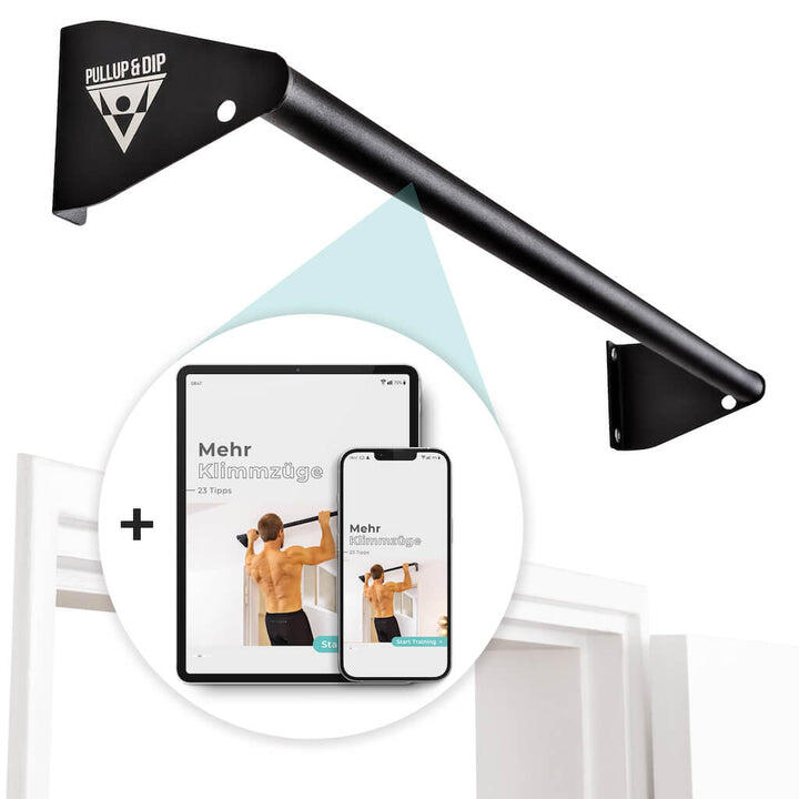 PULLUP & DIP Klimmzugstange zur Wandmontage über dem Türrahmen