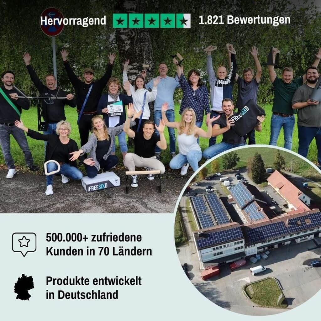Klimmzugstange zur Wandmontage über dem Türrahmen 7/8