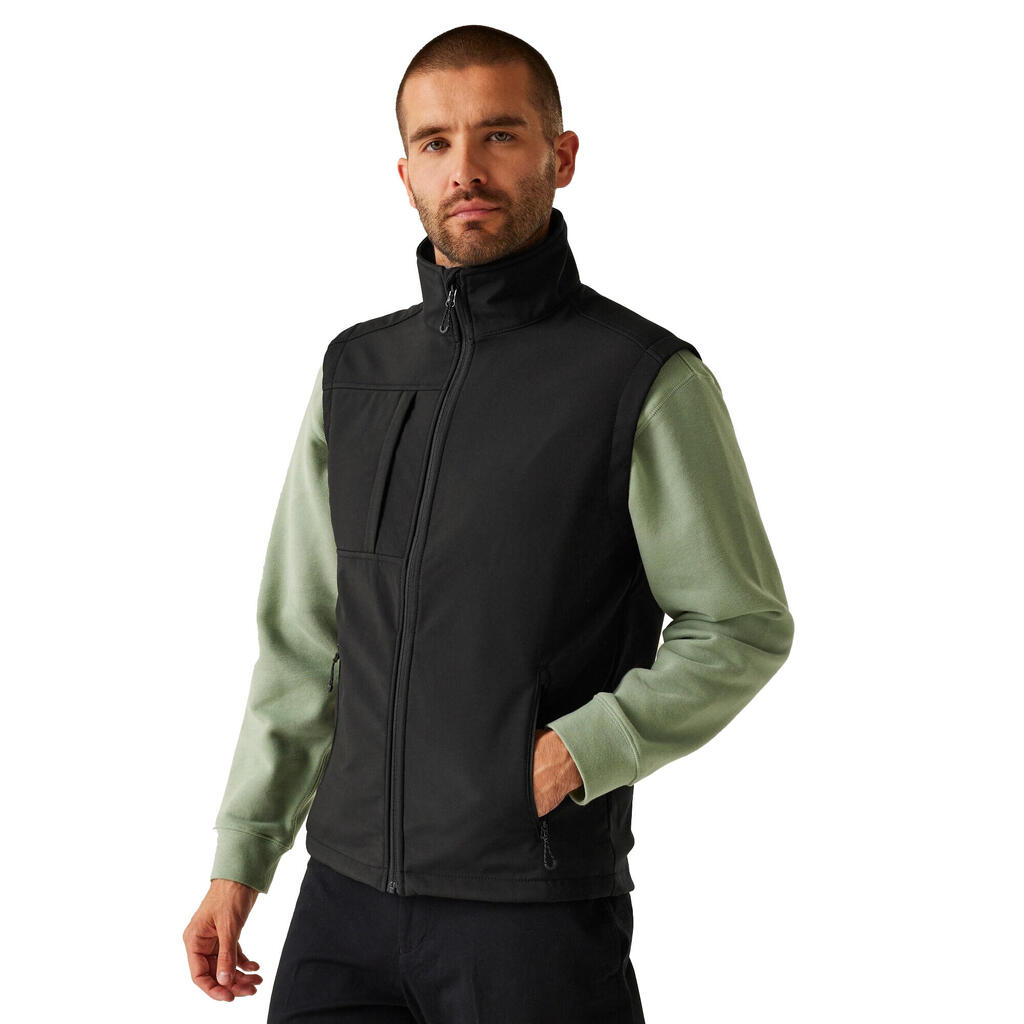 Mens Octagon II Printable Gilet (Black/Black)